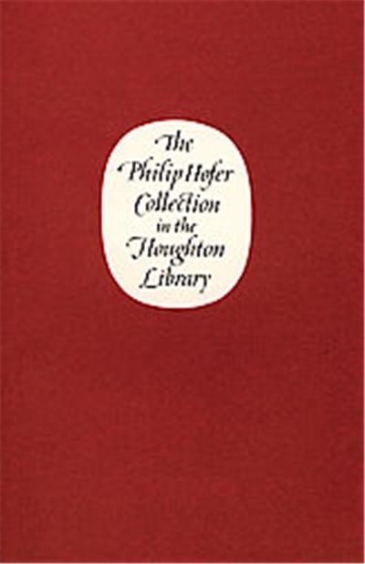 Philip Hofer As a Collector
