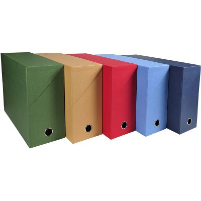 Exacompta 89420e A4 sur toile Boîte de transfert – Multicolore (lot de 5)