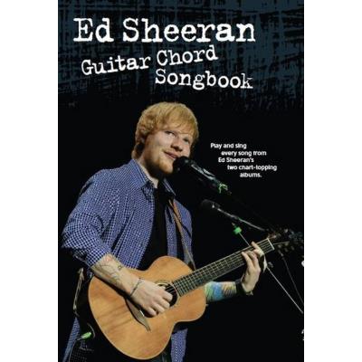 Partitions Variété, Pop, Rock Music Sales Ed Sheeran Guitar Chord Songbook Paroles&Accords