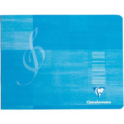 Cahier piqué Musique format à L'italienne 22x17cm 48 pages