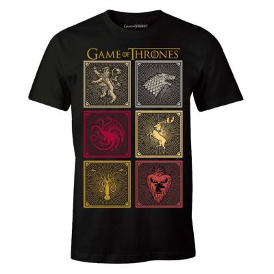 T-shirt Game Of Thrones - Badges of the King