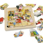 Puzzle 30 x 40 cmJ eu Jouet en bois 96 pièces Enfant 4 ans + - Un jeux des  jouets