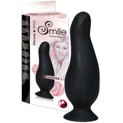 You 2 Toys Plug Smile Black Plug Hopper Large