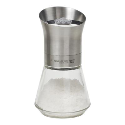 T&G Woodware - Moulin A Sel Tip Top Verre Et Inox 13Cm