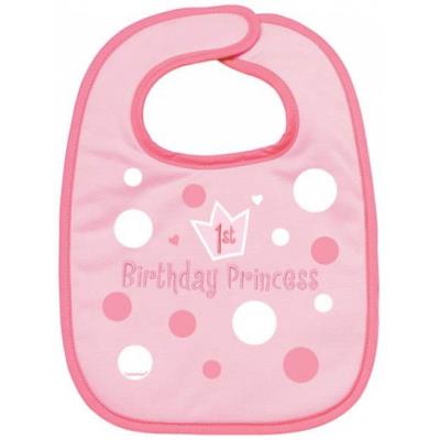 Bavoir anniversaire 1 an fille