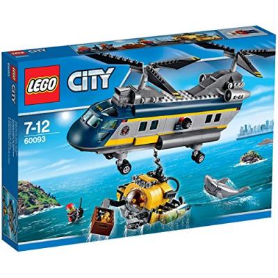 Lego city - 60093 - jeu de construction - l'hélicoptère de haute-mer