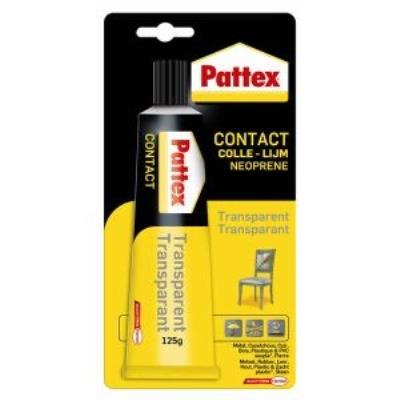Pattex contact transparent 125gr 1563741