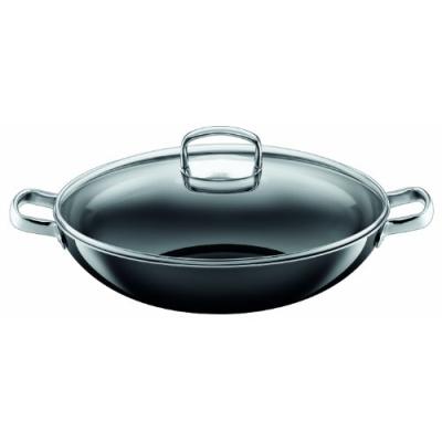 SILIT 0082.2603.11 PROFI WOK 36 CM AVEC COUVERCLE EN VERRE