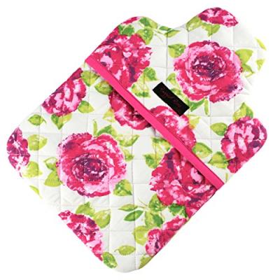 Ragged rose totty bouillotte avec housse rose