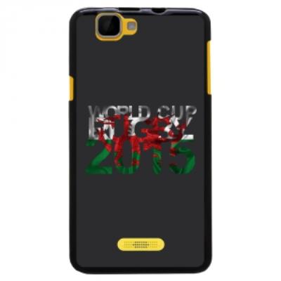 Coque Souple en gel pour Wiko Rainbow avec impression Pays de Galles et logo rugby WCR 2015
