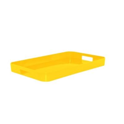 zak designs 1530-0016 plateau gallery rectangulaire jaune m/43 x 29,2 cm
