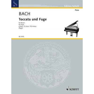 Partitions classique SCHOTT BACH J.S. - TOCCATA AND FUGUE D MINOR BWV 565 - PIANO OR ORGAN Piano