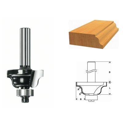 Fraise à Profiler Type B Deux Tranchants avec Roulement Au Carbure Ø 8Mm L 54Mm Bosch 2608628394