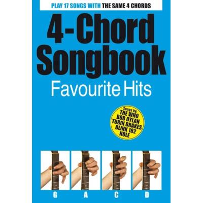 Partitions variété, pop, rock... MUSIC SALES 4 CHORD SONGBOOK FAVOURITE HITS - GUITAR Guitare