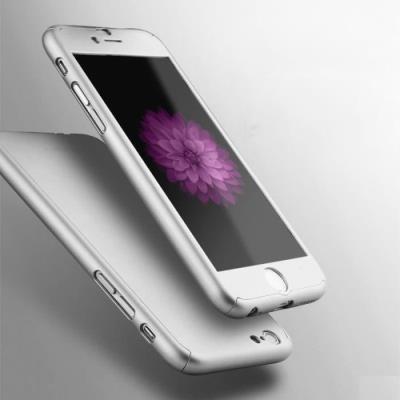 BPFY® Etui Coque Housse 360° ARGENT FULL PROTECTION Anti Chocs pour IPHONE 7
