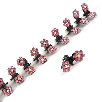 12 minis pinces 'Sissi' rose pèche