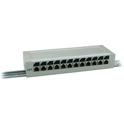 Panneau de brassage réseau efb elektronik cat 6 12 ports lan 37648.2