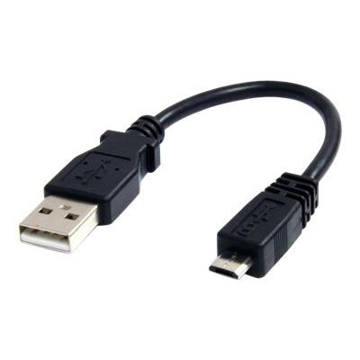 StarTech.com 6in Micro USB Cable - A to Micro B - USB-kabel - 15 cm