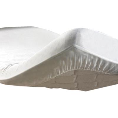 Douceur d'intérieur 1640078 protège matelas anti-acarien molleton uni blanc 90 x 190 cm