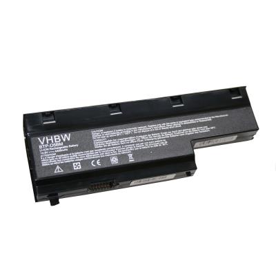 Batterie Li-Ion 4400mAh 14.4V noire pour ordinateur portable MEDION, remplace les modèles BTP-D4BM, BTP-D5BM, 40029778