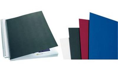 GBC - couverture GBC pour reliure LinenWeave, format A4, 250 g/m2, pqt 100, bleu