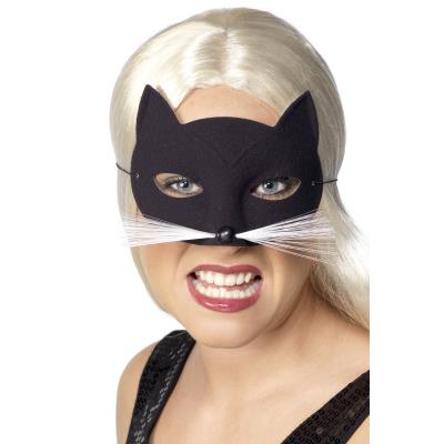 Loup chat noir adulte Taille Unique