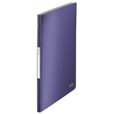 Leitz Prot&egrave;ge documents Style, format A4, PP, bleu titane, - Lot de 3