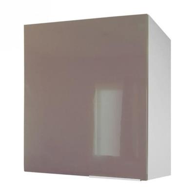 Caisson Porte haut 60 cm Taupe Haute brillance