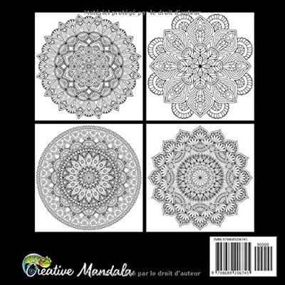 Livre de coloriage pour adultes - 80 Mandalas & Pensées Positives