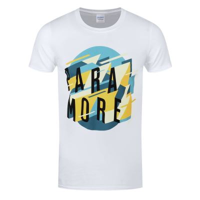 Paramore T-Shirt Sharp Geoscape Homme Blanc
