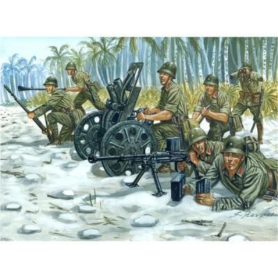 Italeri - Canon japonais M92 70mm et équipe AT