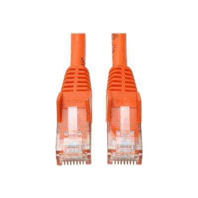 Tripp Lite 7ft Cat6 Gigabit Snagless Molded Patch Cable RJ45 M/M Orange 7' - verbindingskabel - 2.1 m - oranje