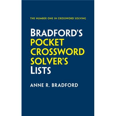 Bradfords Pocket Crossword Solvers List