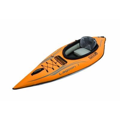 Advanced elements lagoon1 kayak gonflable rouge gris