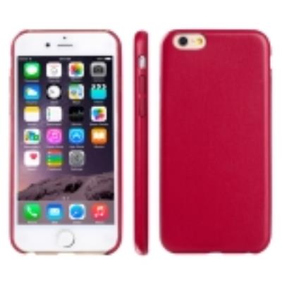 Iphone 6:Coque Housse Cuir PU Magenta Ultra-Mince