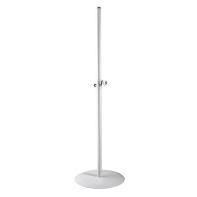 Accessoires sonorisation K&M 26735 - PIED D'HAUT-PARLEUR - BLANC - HAUTEUR REGLABLE DE 1100 A 1810 MM pieds de micros