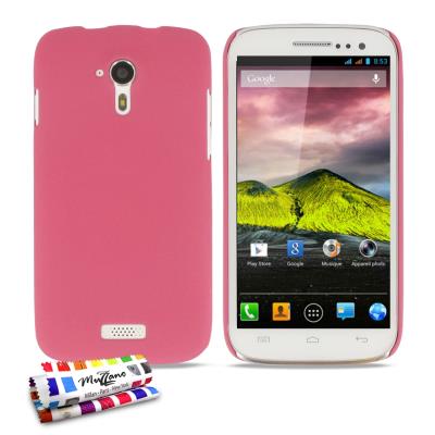 Coque rigide ORIGINALE Ultra Fine Rose bonbon Le Pearls de MUZZANO pour WIKO CINK FIVE