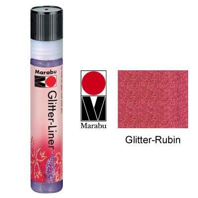 Liner paillettes rouge marabu mr180309538