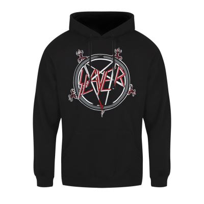 Slayer Sweat à capuche Pentagram Homme Noir - Taille M