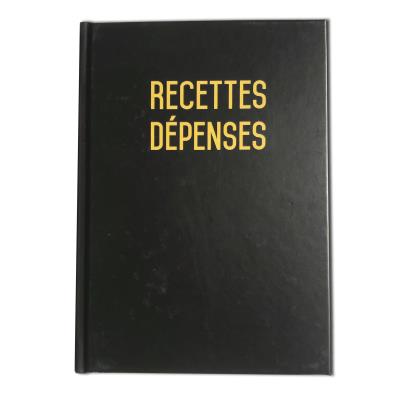 Recettes et dépenses- Format A5 - 80 pages - Qualité haut de gamme