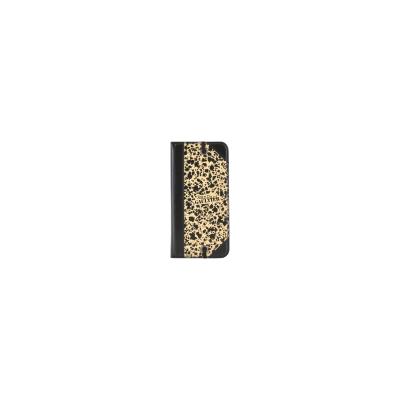 Etui Folio Avec Coque Carton À Dessin Beige Jean Paul Gaultier Pour Iphone 6