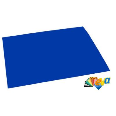 Feuille gomme Eva 40x60 Bleu foncé