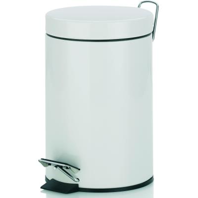 Kela - Poubelle Salle De Bain Amarelo Blanc - 3 Litres - 21766
