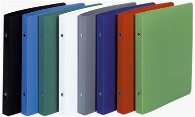 Classeur Exacompta 2 annx polypro 23x20cm Opaque Dos 20mm Coloris assortis
