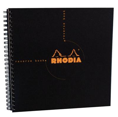 Reverse Book Classic Reliure Intégrale 21x21 5/5 160  pages  Détachable Couverture Noire