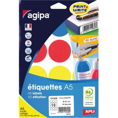 Etui de 84 pastilles multi-usage couleurs assorties