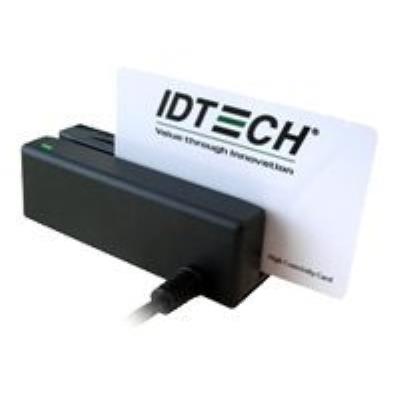ID TECH MiniMag Intelligent Swipe Reader IDMB-3351 - Lecteur de carte magnétique (pistes 1 et 2) - USB - noir