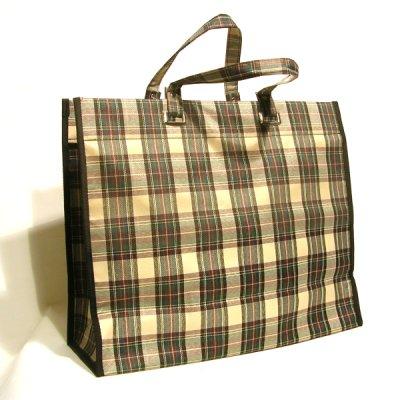 CABAS toile 34x42x16 cm ECOSSAIS *