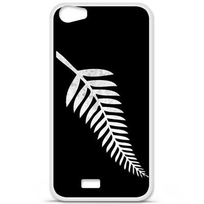 Coque en silicone imprimée compatible Wiko Lenny 2 Drapeau All-black
