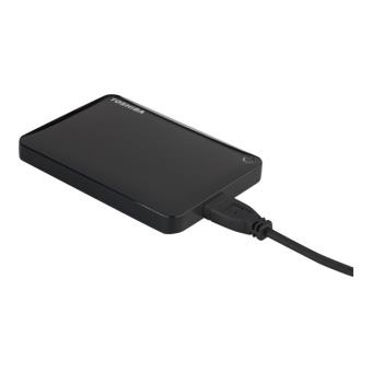 Toshiba Canvio Connect II - Vaste schijf - 1 TB - extern (draagbaar) - 2.5" - USB 3.0 - zwart - met 10GB gratis Cloud Back-up